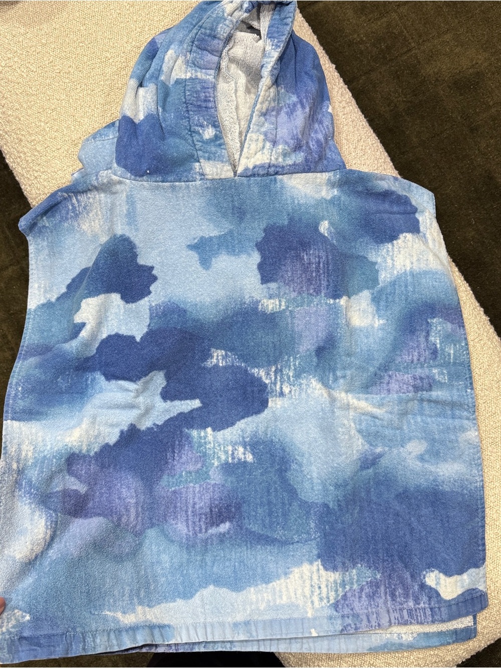Set of 2! Tommy Bahama Toddler Blue Hooded Beach Poncho Towel